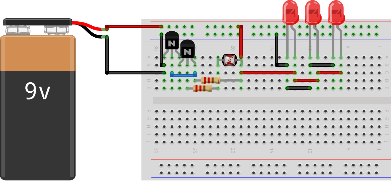 how to make a automatic street light